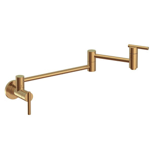 Gerber D205058BB Brushed Bronze Parma Wall Mount Kitchen Pot Filler