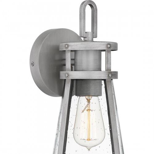 Quoizel BAB8406ABA Barber Outdoor wall 1 light antique brushed alu Outdoor Lantern