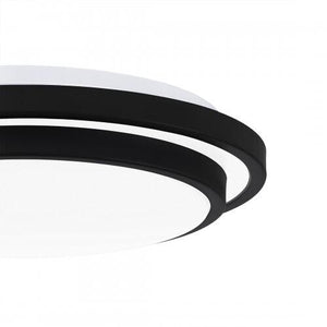 Quoizel IVG1614MBK Irving Flushmount led matte black Semi-Flush Mount