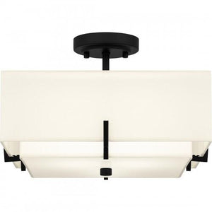 Quoizel QSF6178MBK Quoizel Semi-Flush Mount Semi flush 2 lights matte black Semi-Flush Mount