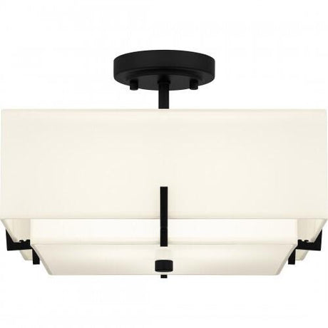 Quoizel QSF6178MBK Quoizel Semi-Flush Mount Semi flush 2 lights matte black Semi-Flush Mount