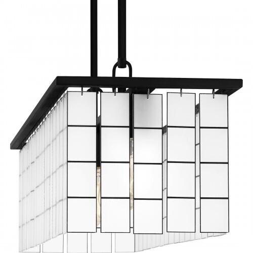 Quoizel SGL434MBK Seigler Island 4 lights matte black Island Light