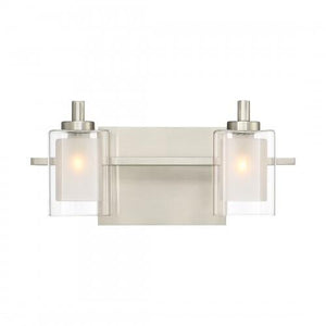 Quoizel KLT8602BNLED Kolt Led bath  fixture 2 light brsh nikl Bath Light
