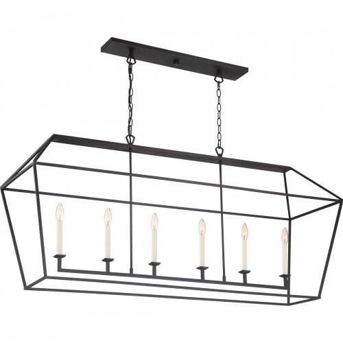 Quoizel AVY654PN Aviary 6 light island palladian brnz Island Light