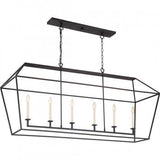 Quoizel AVY654PN Aviary 6 light island palladian brnz Island Light