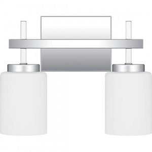 Quoizel WLB8613C Wilburn Bath 2 light led polished chrome Bath Light