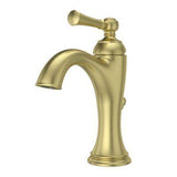 Tisbury Single Handle Lavatory Faucet in Brushed Gold