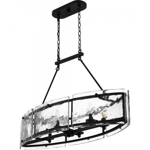 Quoizel FTS638EK Fortress Island  6 lights earth black Island Light