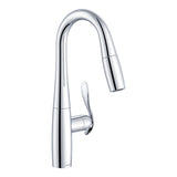 Gerber D150612BS Selene Single Handle Pull-down Prep Faucet - Satin Black