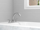 McAllen 2-Handle Roman Tub Trim in  Polished Chrome