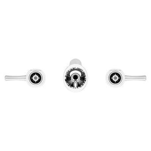 Pfister Polished Chrome 2-handle Wall Mount Bathroom Faucet LG49-RH4C