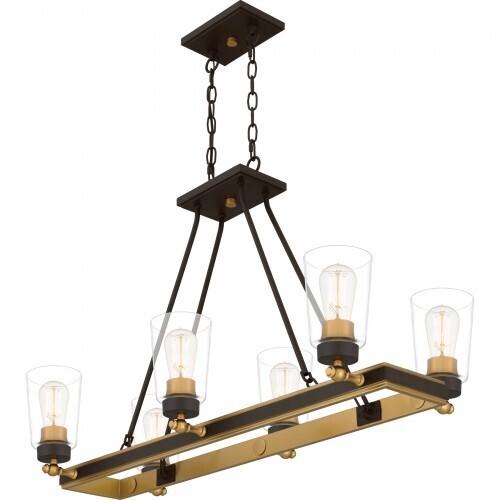 Quoizel ATO632OZ Atwood Island 6 lights old bronze Island Light