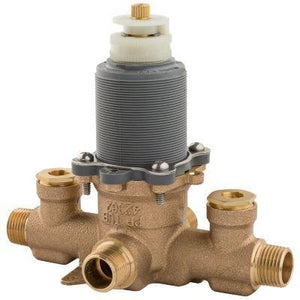 Thermostatic Temperature and Volume Control Tub & Shower Valve & Cartridge w/Integral Stops