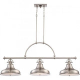 Quoizel ER353BN Emery Island chandelier brsh nikl 3lts Island Light