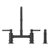 Port Haven 2-Handle Kitchen Faucet with Side Spray in Tuscan Bronze