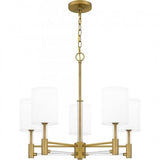 Quoizel GCN5026AB Gretchen Chandelier 5 lights aged brass Chandelier