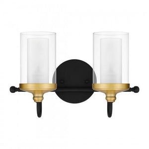 Quoizel ROW8615MBK Rowland Bath 2 lights matte black Bath