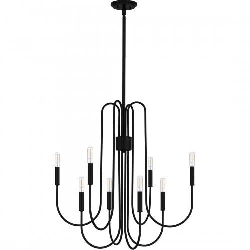 Quoizel CBR5028K Cabry Chandelier 8 lights mystic black Chandelier