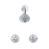 Gerber G004622083 Chrome Classics 6 Inch Centers Two Handle Shower Only FI...