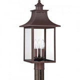 Quoizel CCR9010CU Chancellor Outdoor post lantern 10" copper bronze Outdoor Lantern