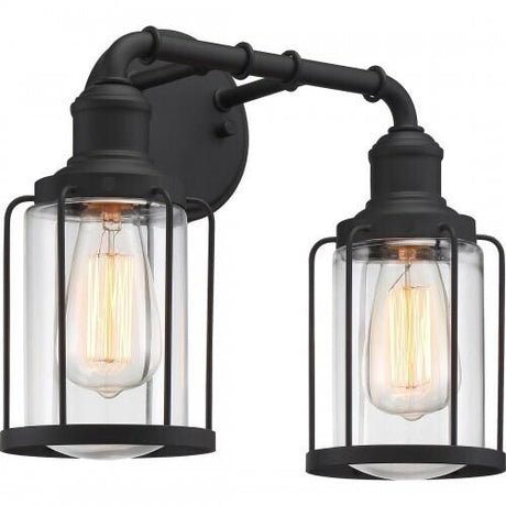 Quoizel LUD8615EK Ludlow Bath 2 light earth black Bath Light