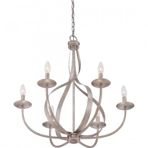 Quoizel SER5006IF Serenity Chandelier 6-light italian fresco Chandelier