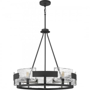 Quoizel STM5005BA Stratum Chandelier 5 light royal ebony Chandelier
