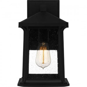 Quoizel SAT8407MBK Satterfield Outdoor wall 1 light matte black Outdoor Lantern