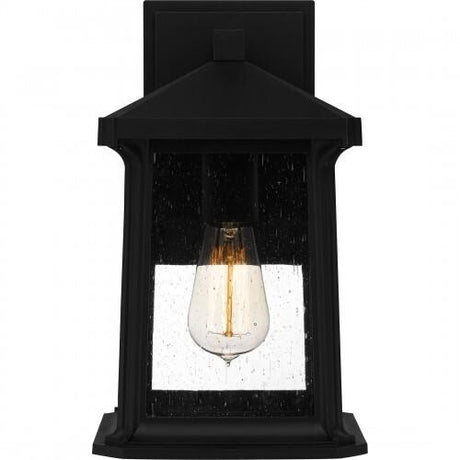 Quoizel SAT8407MBK Satterfield Outdoor wall 1 light matte black Outdoor Lantern