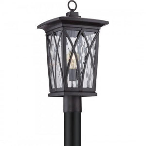 Quoizel GVR9010K Grover Outdoor post mystic black Outdoor Lantern