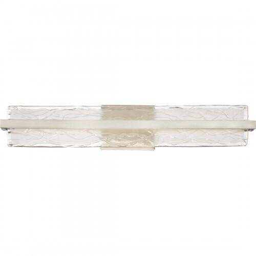 Quoizel PCGL8530BN Glacial Bath fixture led  brushed nickel Bath Light