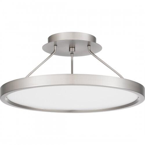 Quoizel OST1815BN Outskirts Semi flush led light brushed nickel Semi-Flush Mount