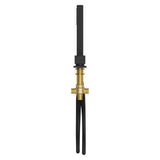 Verve Roman Tub Handshower with Diverter in Matte Black