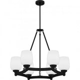 Quoizel PNG5028MBK Penning Chandelier 6 lights matte black Chandelier