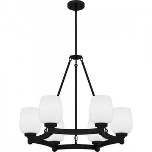 Quoizel PNG5028MBK Penning Chandelier 6 lights matte black Chandelier