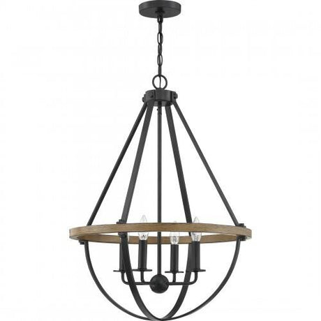 Quoizel BRL2823EK Bartlett Pendant 4 light earth black Pendant