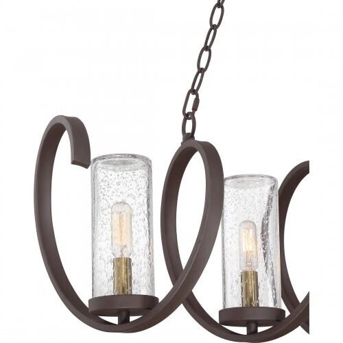 Quoizel TMT540WT Tumult Island 5 light western bronze Island Light