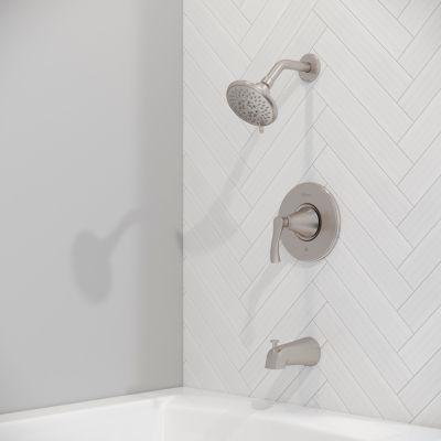 Pfister Spot Defense Brushed Nickel 1-handle Tub & Shower Faucet LG89-8WDGS