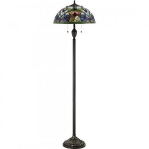 Quoizel TFVT9362VB Violets Floor lamp tiffany 18"d Floor Lamp