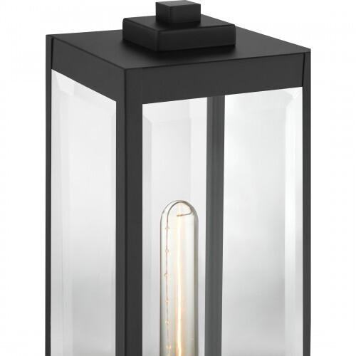 Quoizel WVR9106EK Westover Outdoor pier base 1light earth black Outdoor Lantern