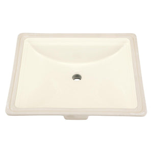 Gerber G0012760 White Logan Square Rectangular Standard Undercounter Bathroom Sink