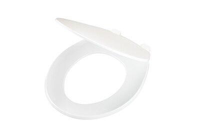 Gerber G0099217 White Round Front Toilet Seat With Cover