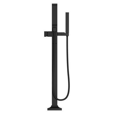 Pfister Matte Black Free-standing Tub Filler Without Handles LG61-VRVB