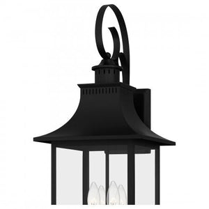 Quoizel CCR8412K Chancellor Outdoor wall 4 lights mystic black Outdoor