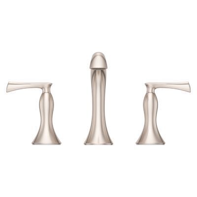 Pfister Brushed Nickel 2-handle 8" Widespread Bathroom Faucet LG49-RH3K