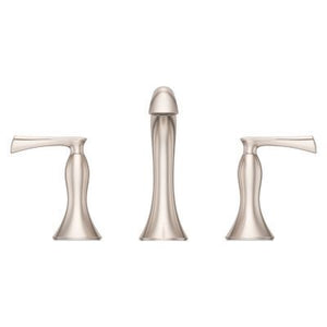 Pfister Brushed Nickel 2-handle 8" Widespread Bathroom Faucet LG49-RH3K