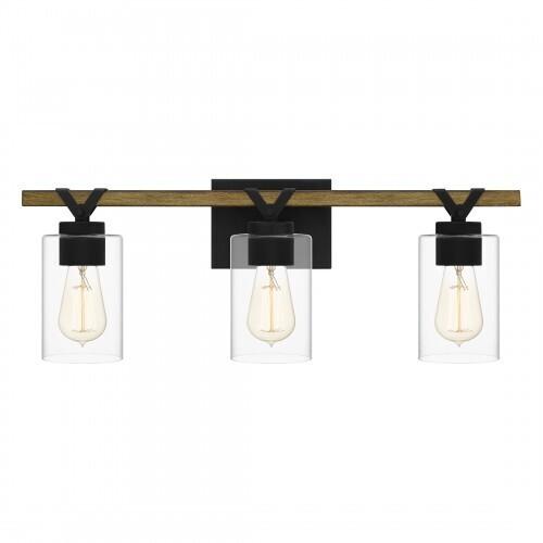 Quoizel DEVN8624MBK Devon Court Bath 3 lights matte black Bath