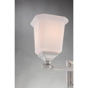 Quoizel NL8603BN Nicholas Mid Century Bath Vanity Wall Lighting, 3-Light, 300 Watts, Brushed Nickel (10
