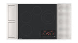 Sharp SCR2442FB 24" Electric Cooktop, 4 Heating Zones