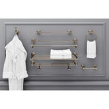 Tisbury 24" Double Towel Bar in Polished Nickel